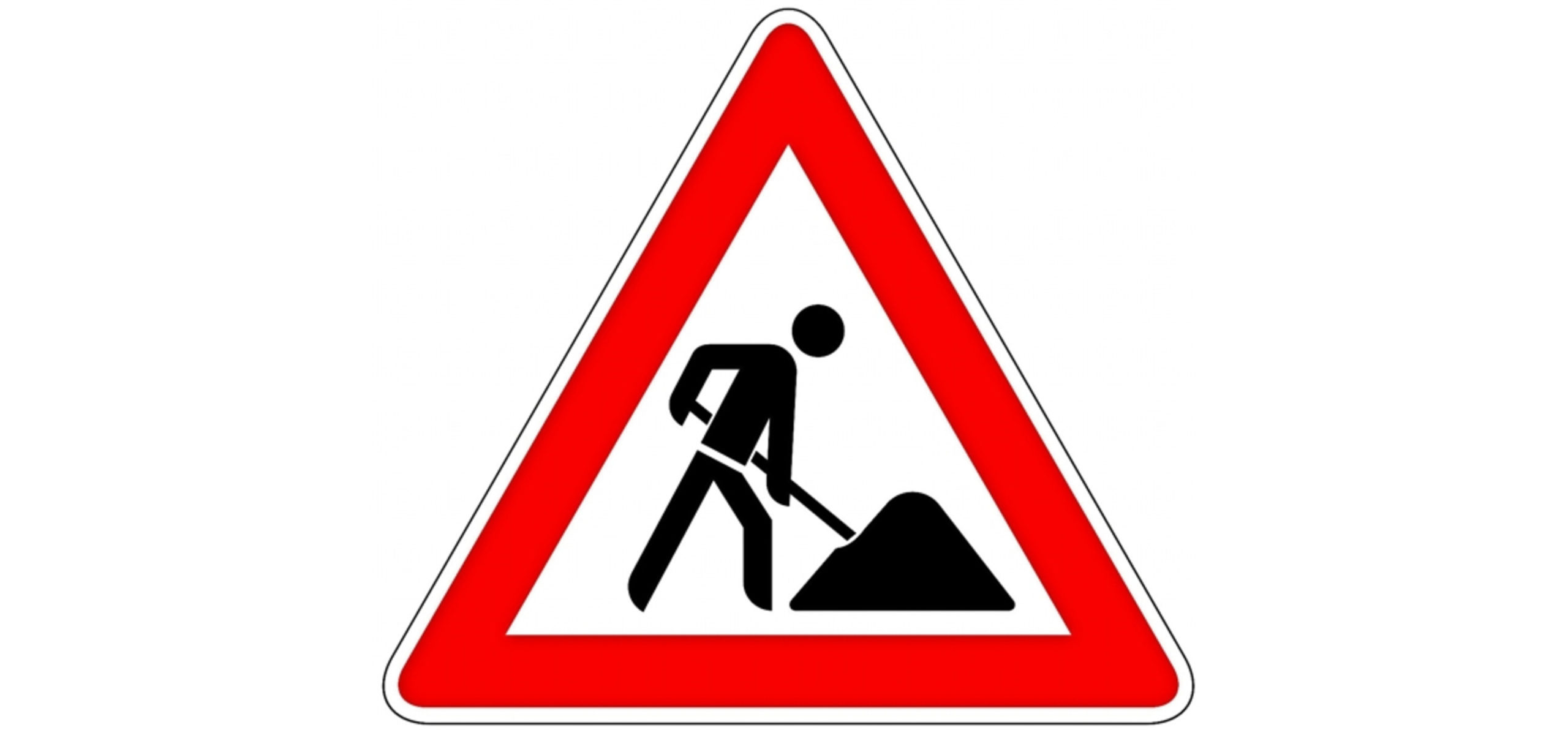 Дорожный знак ремонтные работы
